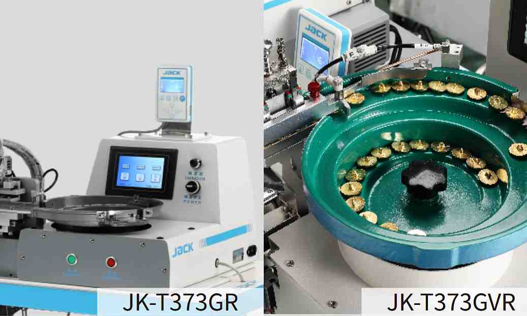 guzikarka 1 nitkowa z automatycznym podajnikiem guzików jack jk t373gr z